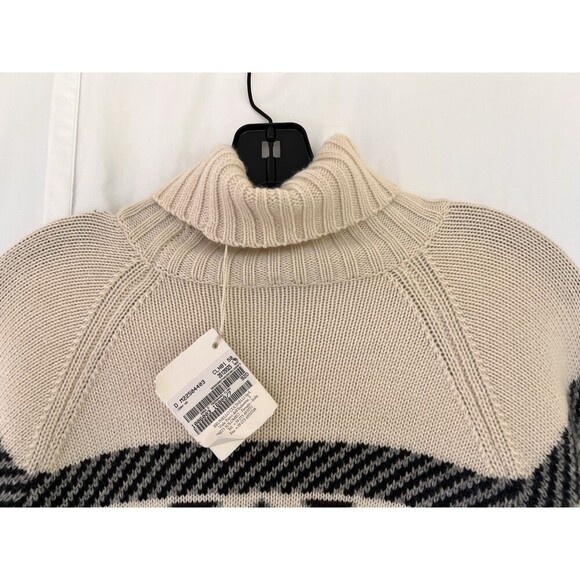 Brunello Cucinelli Ethnic Jacquard Turtleneck Sweater Fair Isle Roll Neck IT 50 - Picture 6 of 16